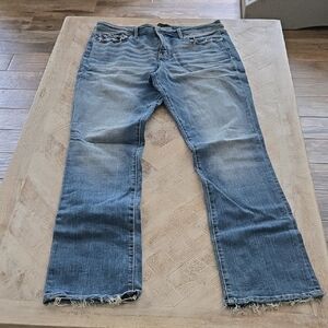 Black Faded Denim Jeans